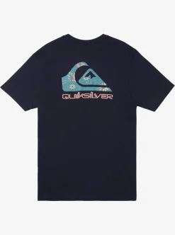 New Quiksilver Funky Filler T-Shirt Navy Blazer