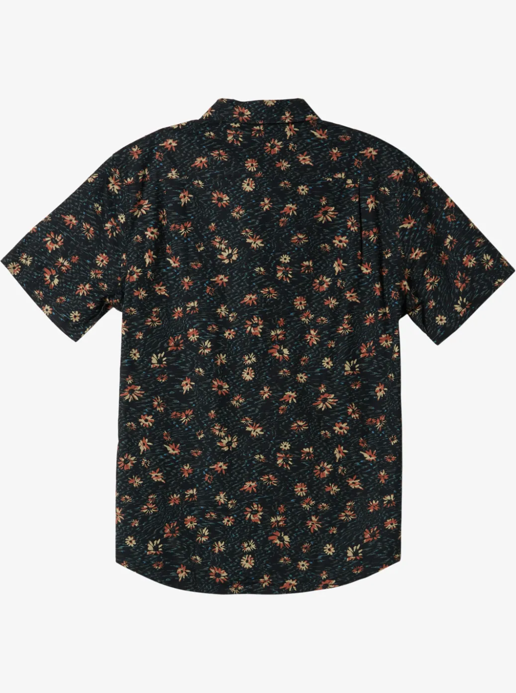Clearance Quiksilver Future Hippie Short Sleeve Woven Shirt Black Future Hippy