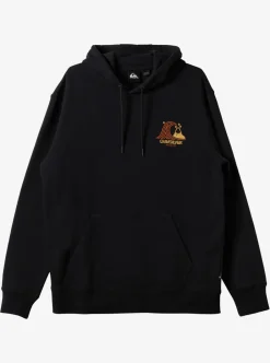 Cheap Quiksilver Generator Pullover Fleece Crew Neck Sweatshirt Black