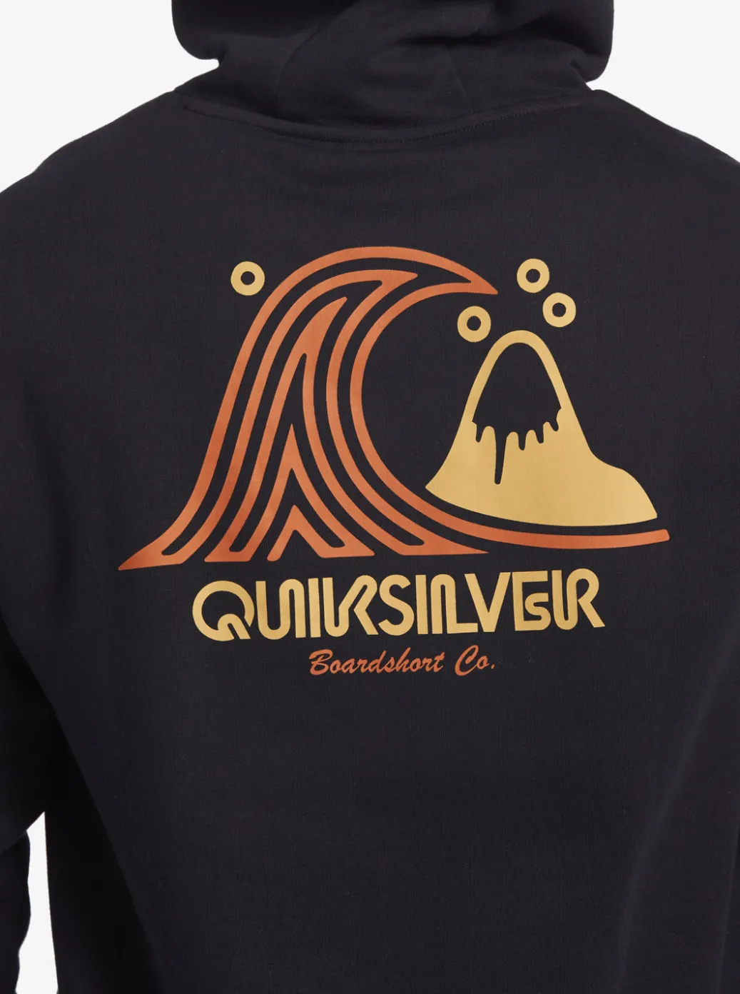 Cheap Quiksilver Generator Pullover Fleece Crew Neck Sweatshirt Black