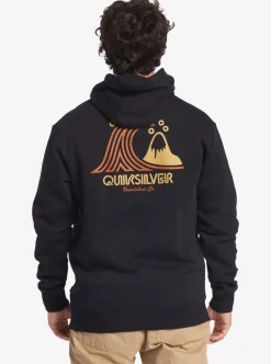 Cheap Quiksilver Generator Pullover Fleece Crew Neck Sweatshirt Black