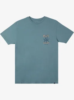 Store Quiksilver Global Force Mtz T-Shirt Aegean Blue
