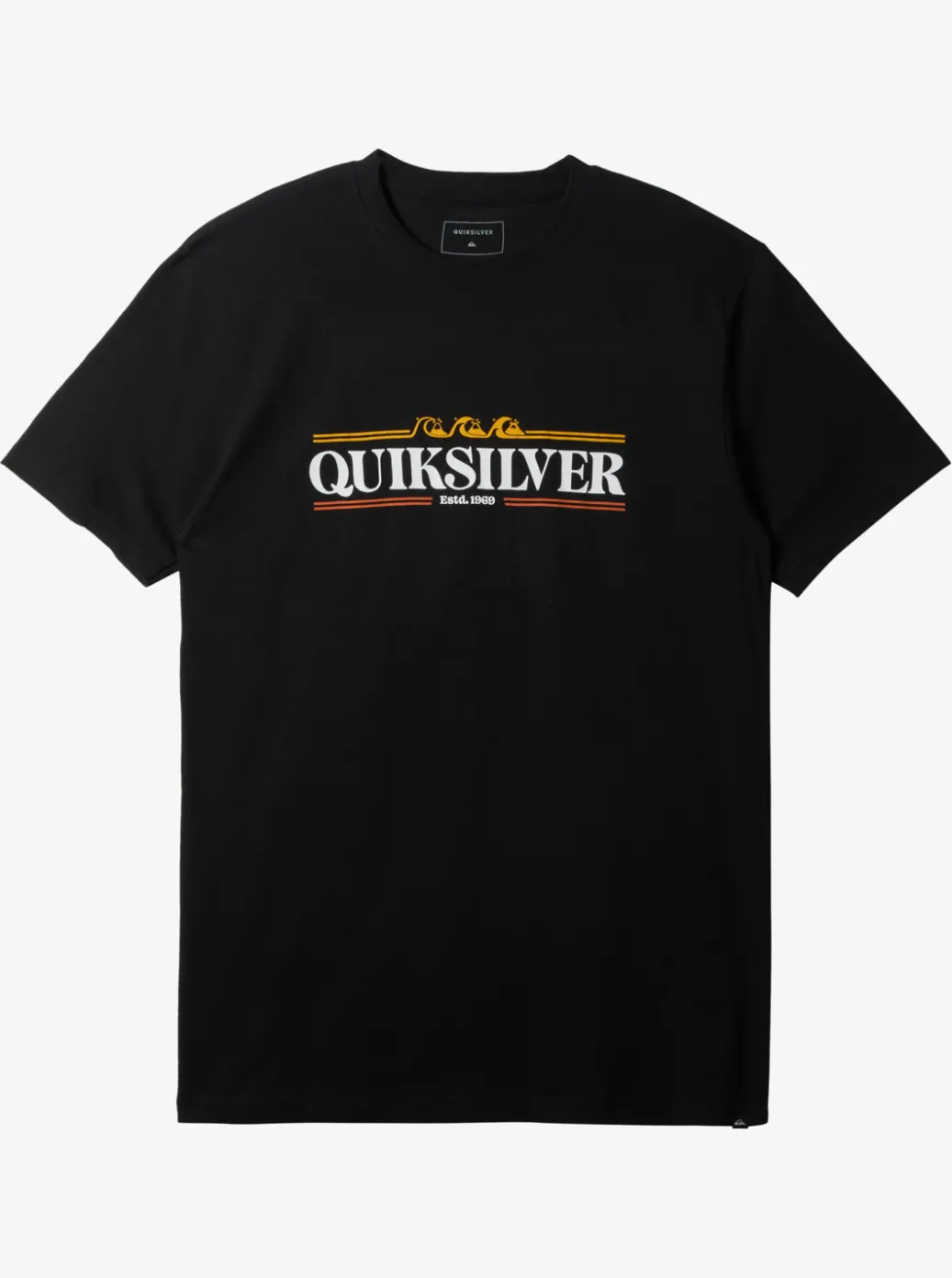 Outlet Quiksilver Gradient Lines T-Shirt Black