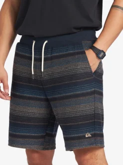 New Quiksilver Great Otway Sweat Shorts Midnight Navy Great Otway
