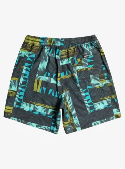 New Quiksilver Gregg Kaplan Og Arch Blank Canvas Vl 17" Volleys Black