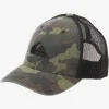 Outlet Quiksilver Grounder Trucker Hat Camo