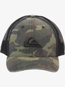 Outlet Quiksilver Grounder Trucker Hat Camo