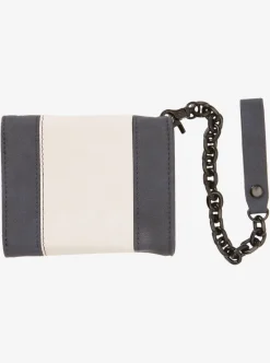 Hot Quiksilver Grunge Sponge Tri-Fold Chain Wallet Phantom