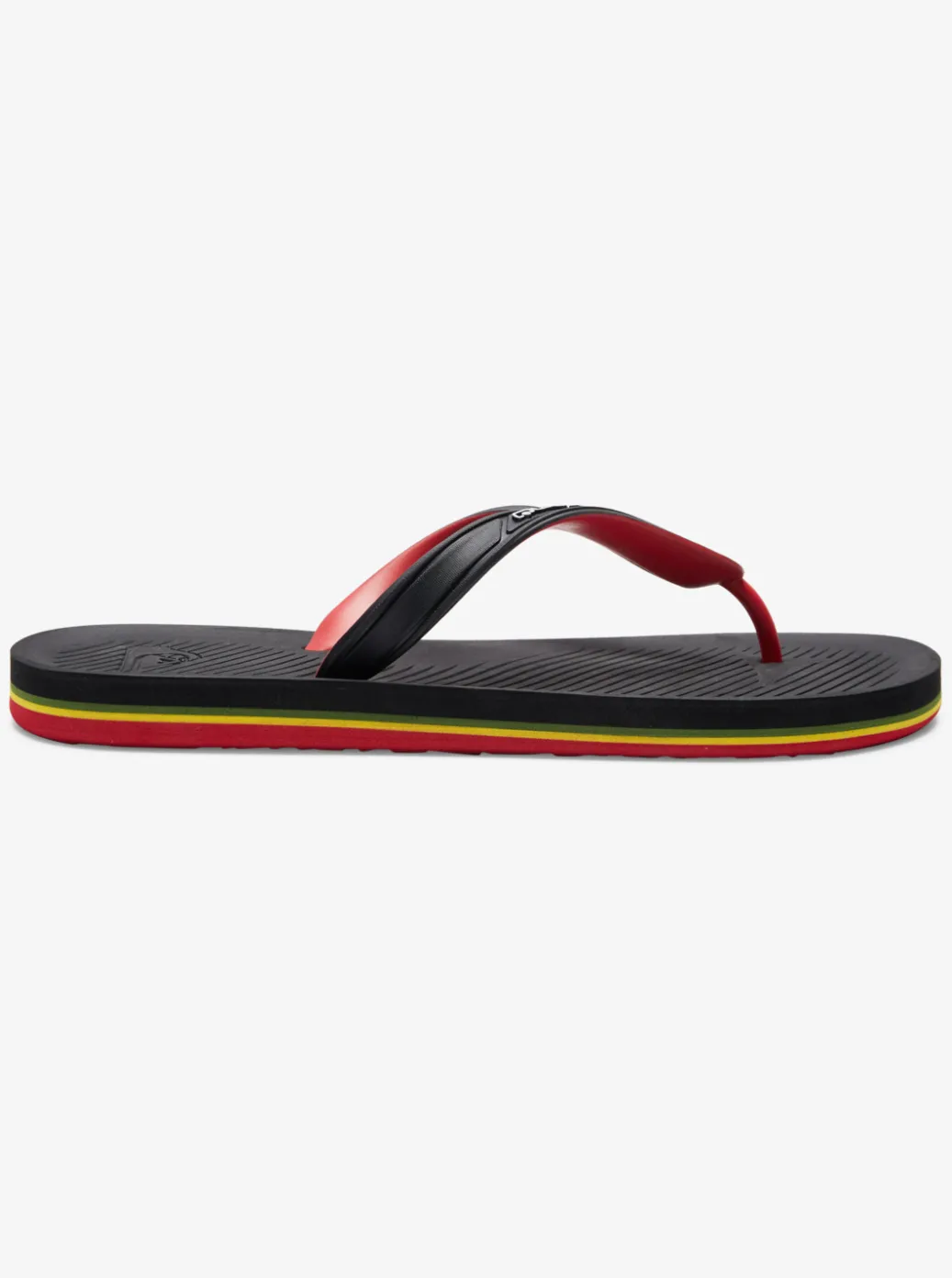 New Quiksilver Haleiwa Core Flip-Flops Black 3