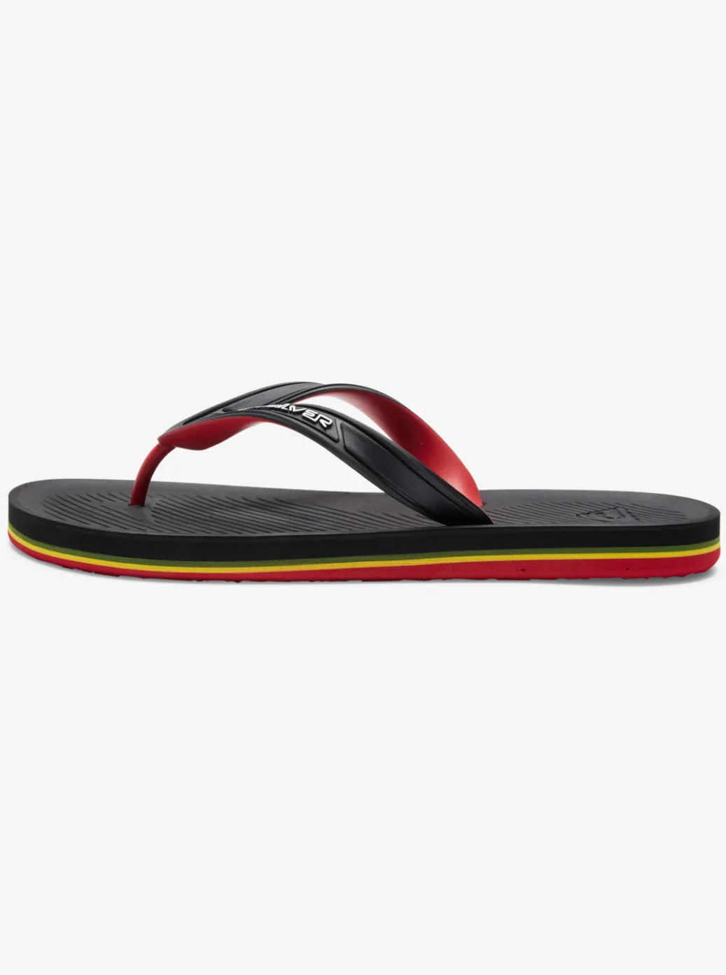 New Quiksilver Haleiwa Core Flip-Flops Black 3