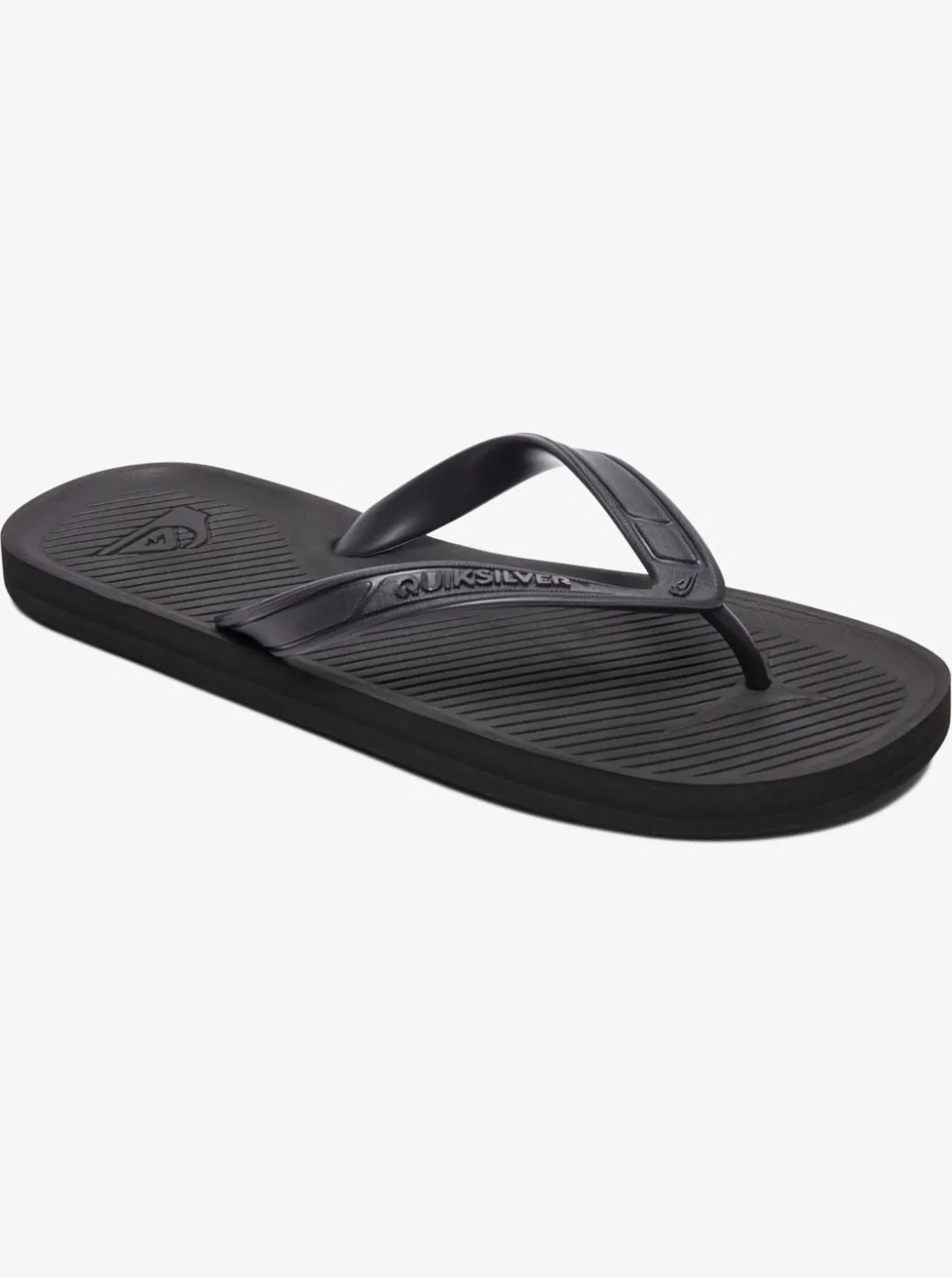 Sale Quiksilver Haleiwa Flip-Flops Solid Black