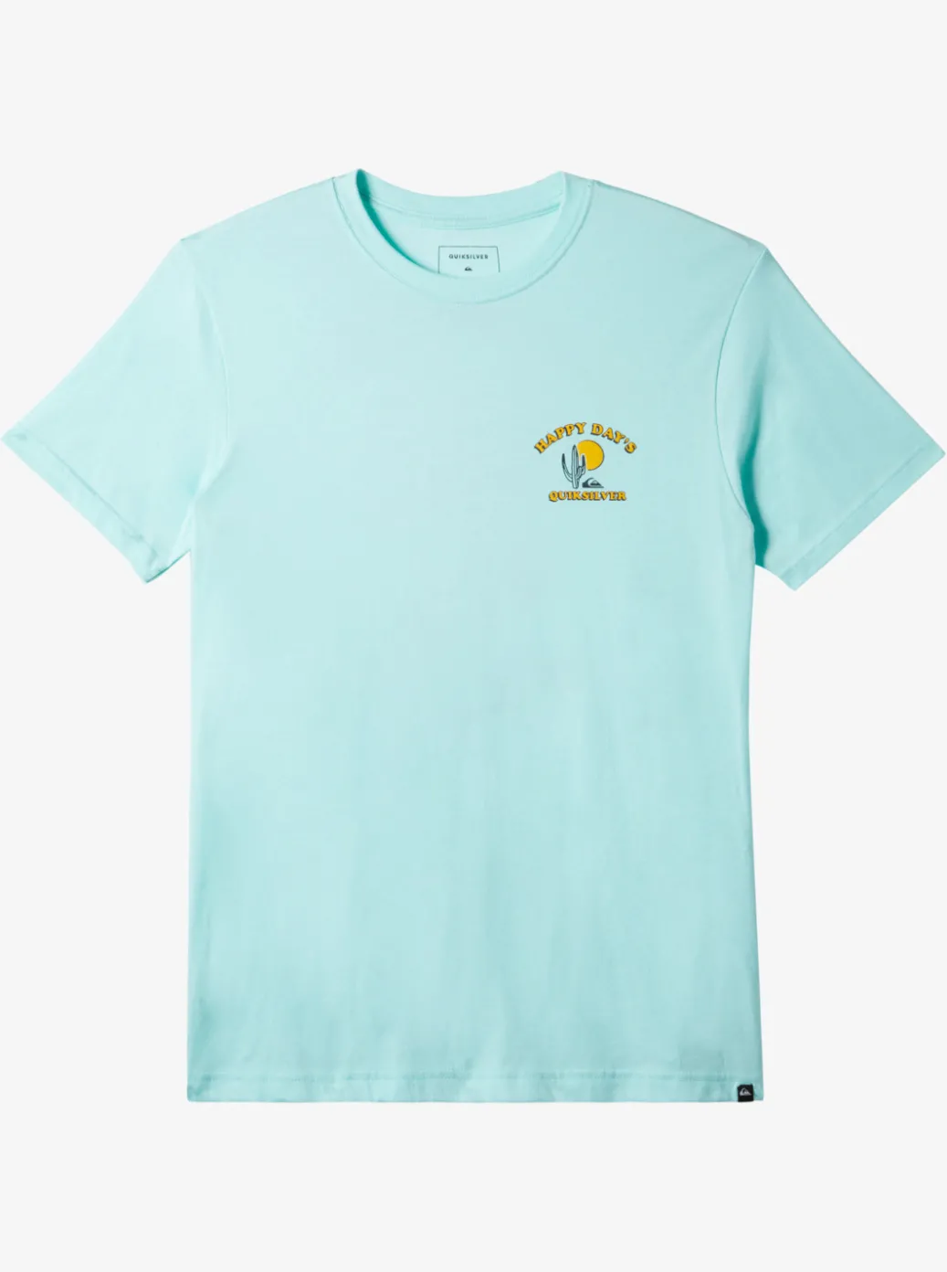 Flash Sale Quiksilver Happy Days Mod T-Shirt Beach Glass Heather