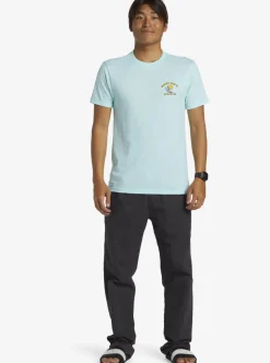 Flash Sale Quiksilver Happy Days Mod T-Shirt Beach Glass Heather