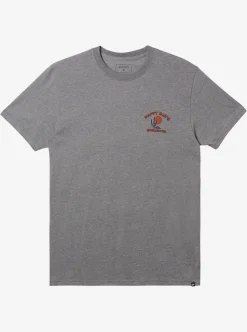 Best Sale Quiksilver Happy Days Mod T-Shirt Medium Grey Heather