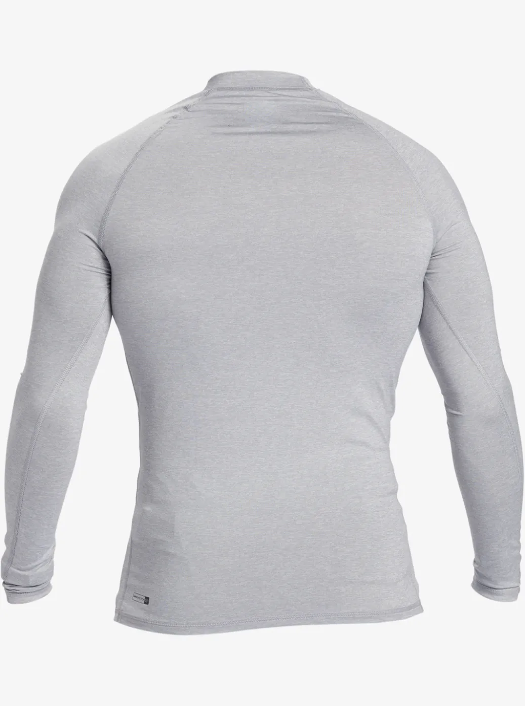 Shop Quiksilver Hawaii Double Down Upf 50 Long Sleeve Surf Tee Sleet Heather