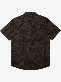Best Sale Quiksilver Hawaii Foliage Woven Hawaiian Shirt Tarmac