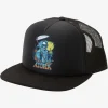 Cheap Quiksilver Hawaii Ice Cold Trucker Hat Black