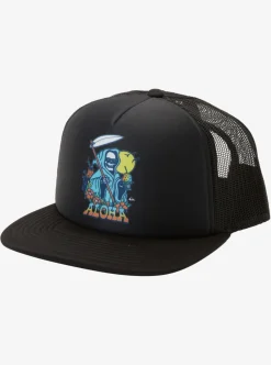 Cheap Quiksilver Hawaii Ice Cold Trucker Hat Black