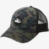 Flash Sale Quiksilver Hawaii Islands Camo Trucker Hat Thyme