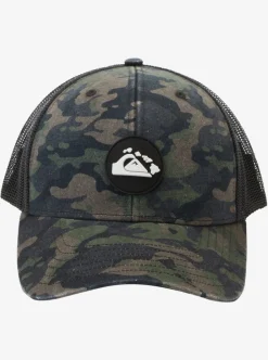 Flash Sale Quiksilver Hawaii Islands Camo Trucker Hat Thyme
