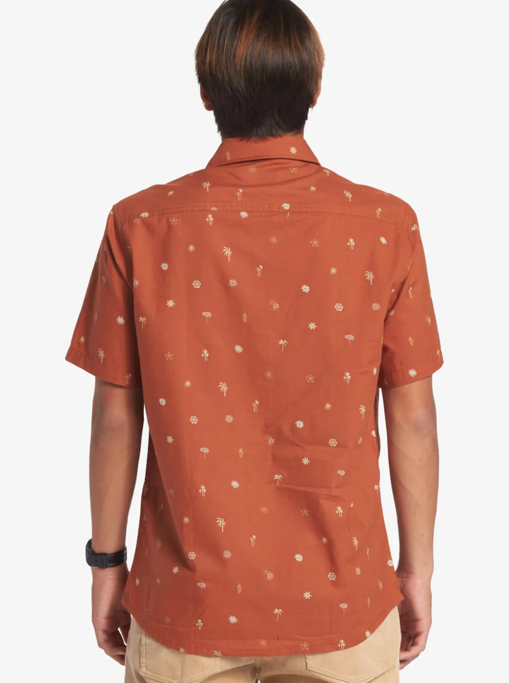 Best Quiksilver Heat Wave Short Sleeve Woven Shirt Baked Clay Heat Waves