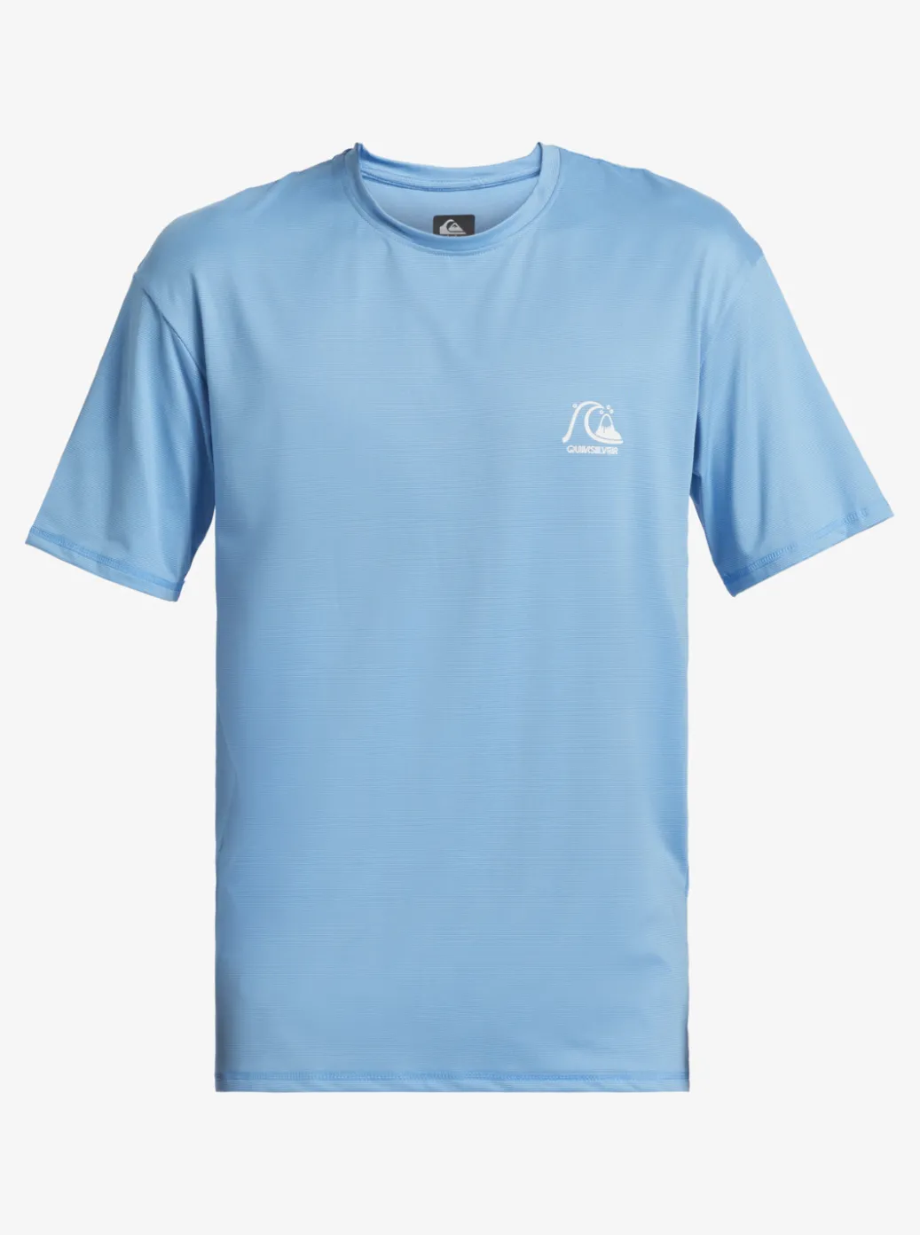 Cheap Quiksilver Heritage Heather Short Sleeve Upf 50 Surf T-Shirt Azure Blue