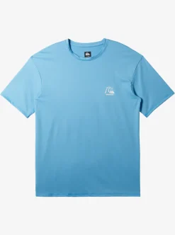 Cheap Quiksilver Heritage Heather Short Sleeve Upf 50 Surf T-Shirt Azure Blue