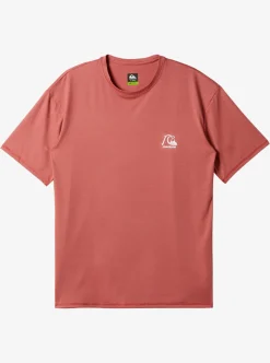 Cheap Quiksilver Heritage Heather Short Sleeve Upf 50 Surf T-Shirt Mineral Red
