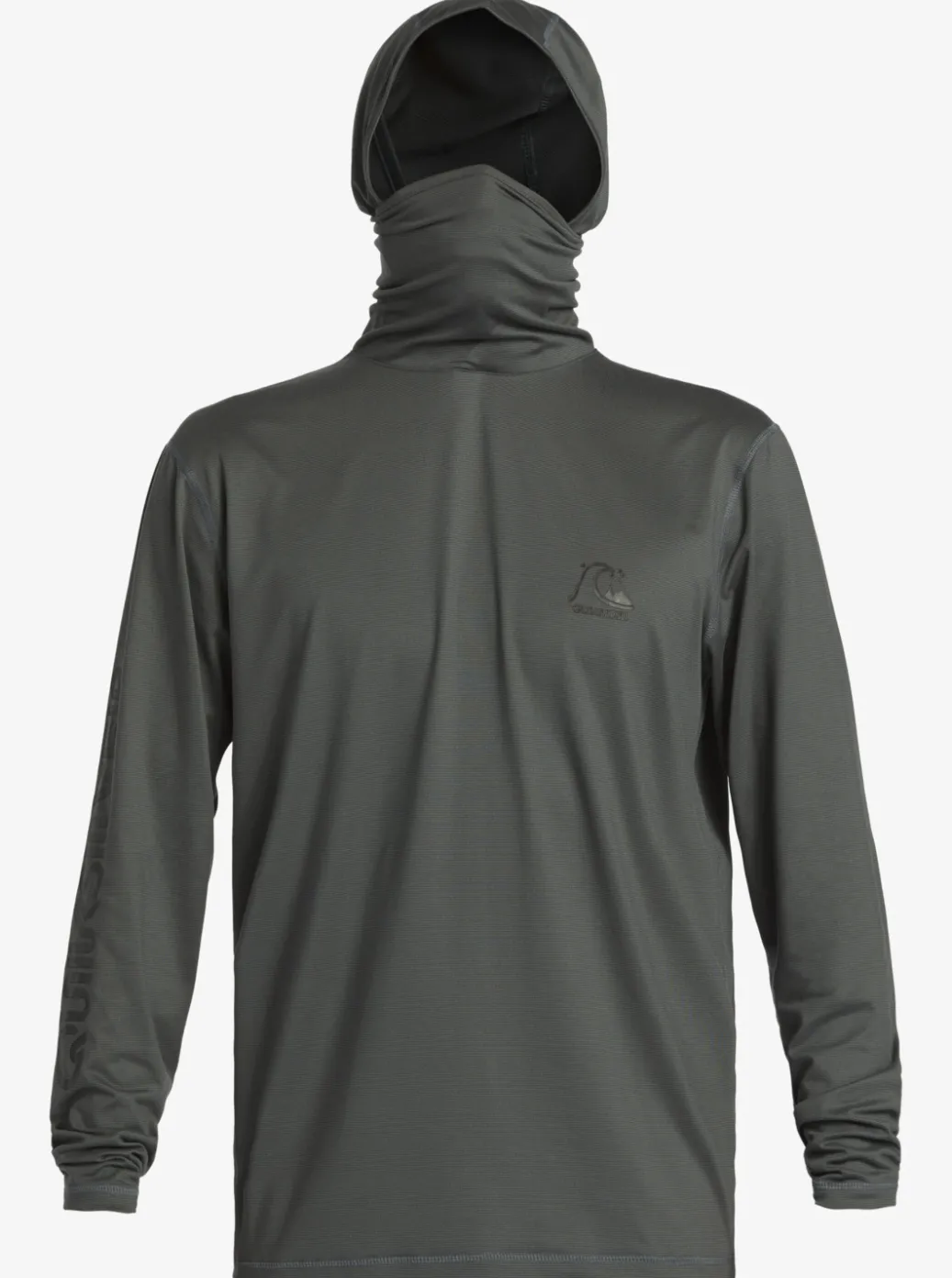 New Quiksilver Heritage Upf 50 Long Sleeve Surf Tee Iron Gate