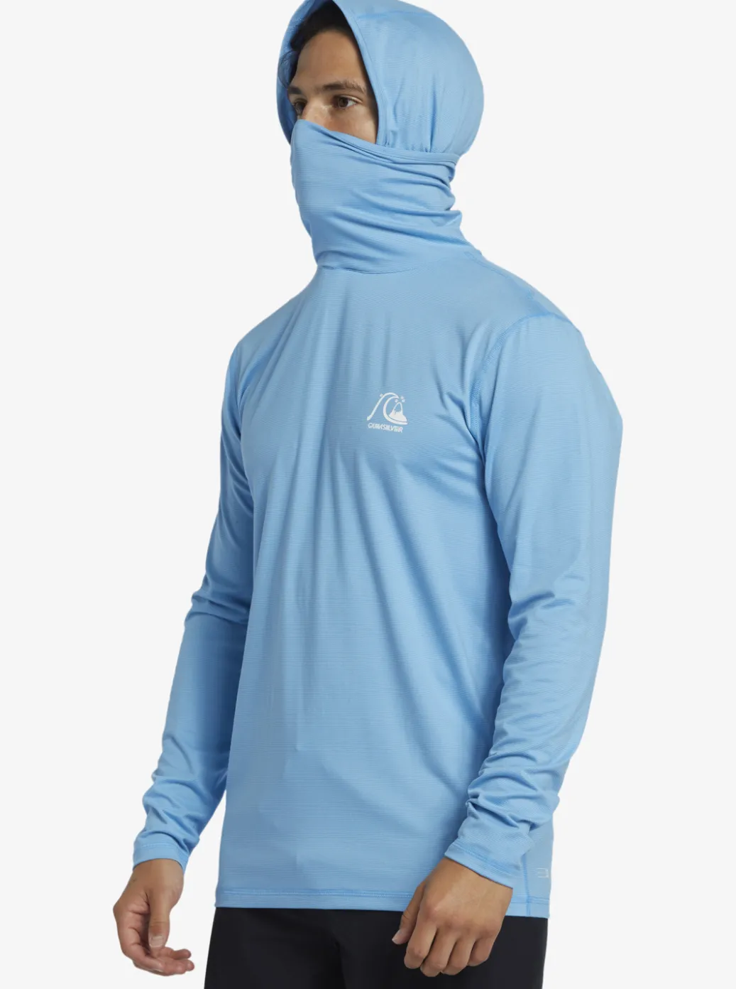 Fashion Quiksilver Heritage Upf 50 Long Sleeve Surf Tee Azure Blue