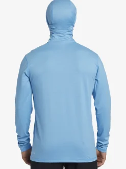 Fashion Quiksilver Heritage Upf 50 Long Sleeve Surf Tee Azure Blue