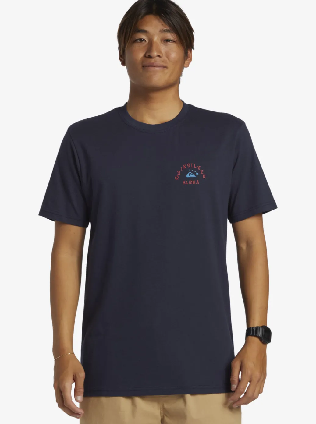 Discount Quiksilver Hi Dead Coconuts T-Shirt Navy Blazer