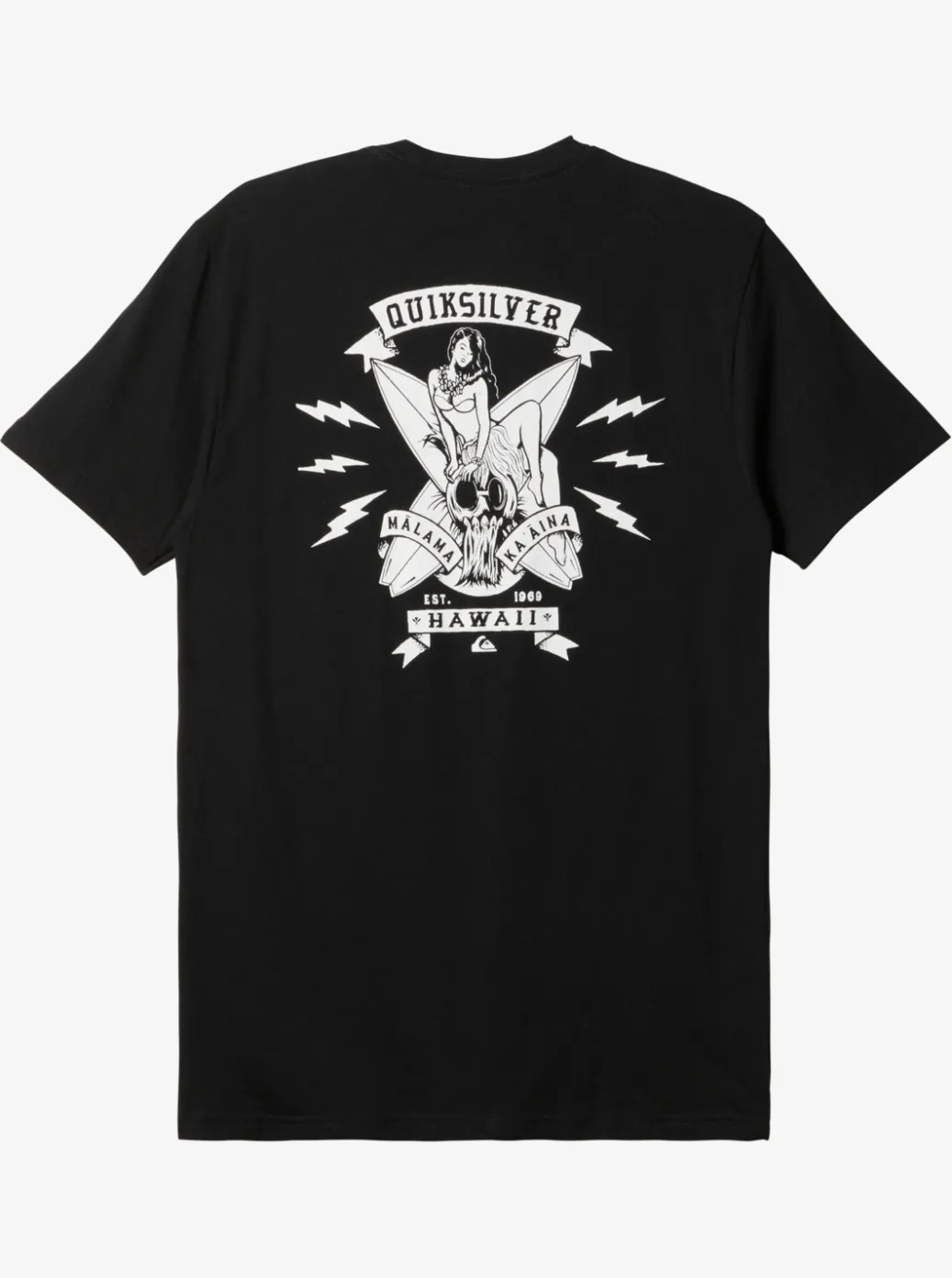 Best Quiksilver Hi Flirting With Danger T-Shirt Black