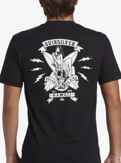 Best Quiksilver Hi Flirting With Danger T-Shirt Black
