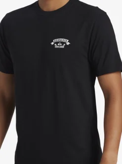 Best Quiksilver Hi Flirting With Danger T-Shirt Black