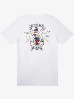 Shop Quiksilver Hi Flirting With Danger T-Shirt White