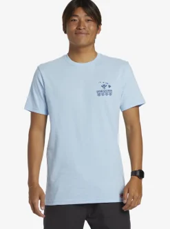 Online Quiksilver Hi Natural Resources T-Shirt Clear Sky