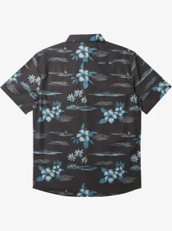 Discount Quiksilver Hi Paradise Airways Short Sleeve Shirt Tarmac