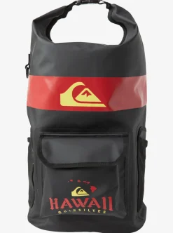 Best Quiksilver Hi Sea Stash Roll-Top Surf Backpack Black