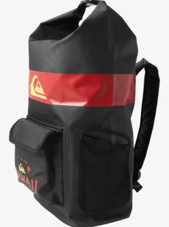 Best Quiksilver Hi Sea Stash Roll-Top Surf Backpack Black