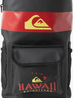 Best Quiksilver Hi Sea Stash Roll-Top Surf Backpack Black