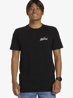 Flash Sale Quiksilver Hi Water On The Brain T-Shirt Black