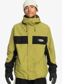 Clearance Quiksilver High Altitude Gore-Tex® Technical Snow Jacket Green Olive