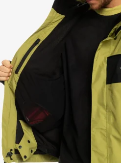 Clearance Quiksilver High Altitude Gore-Tex® Technical Snow Jacket Green Olive