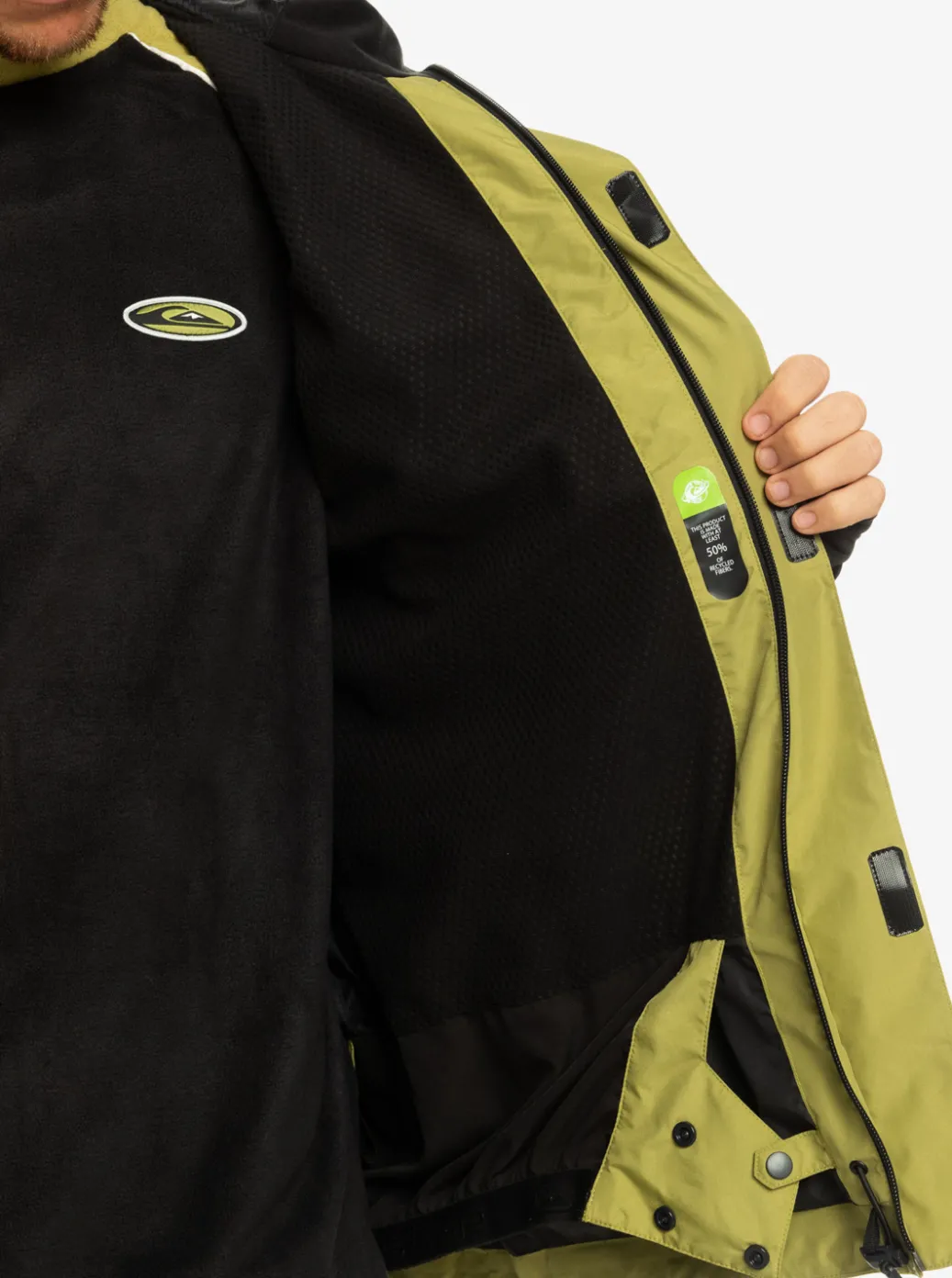 Clearance Quiksilver High Altitude Gore-Tex® Technical Snow Jacket Green Olive