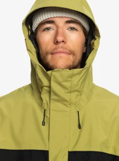 Clearance Quiksilver High Altitude Gore-Tex® Technical Snow Jacket Green Olive