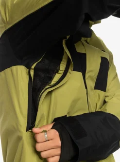 Clearance Quiksilver High Altitude Gore-Tex® Technical Snow Jacket Green Olive