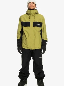 Clearance Quiksilver High Altitude Gore-Tex® Technical Snow Jacket Green Olive
