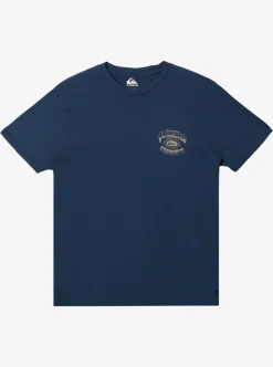New Quiksilver Highlight Reel Mtz T-Shirt Midnight Navy