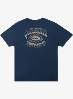 New Quiksilver Highlight Reel Mtz T-Shirt Midnight Navy